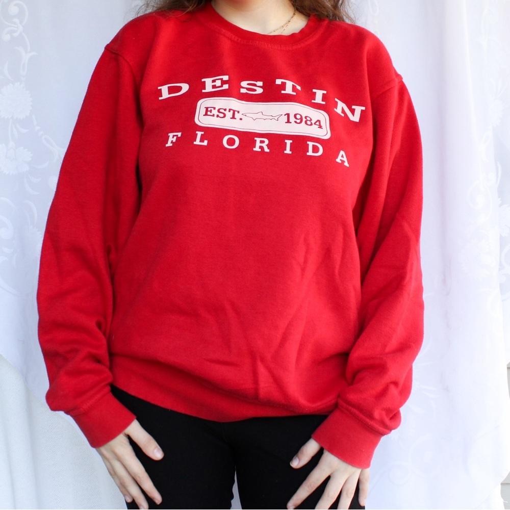 Pacific & Co Destin Florida Sweatshirt Pullover  Crewneck
